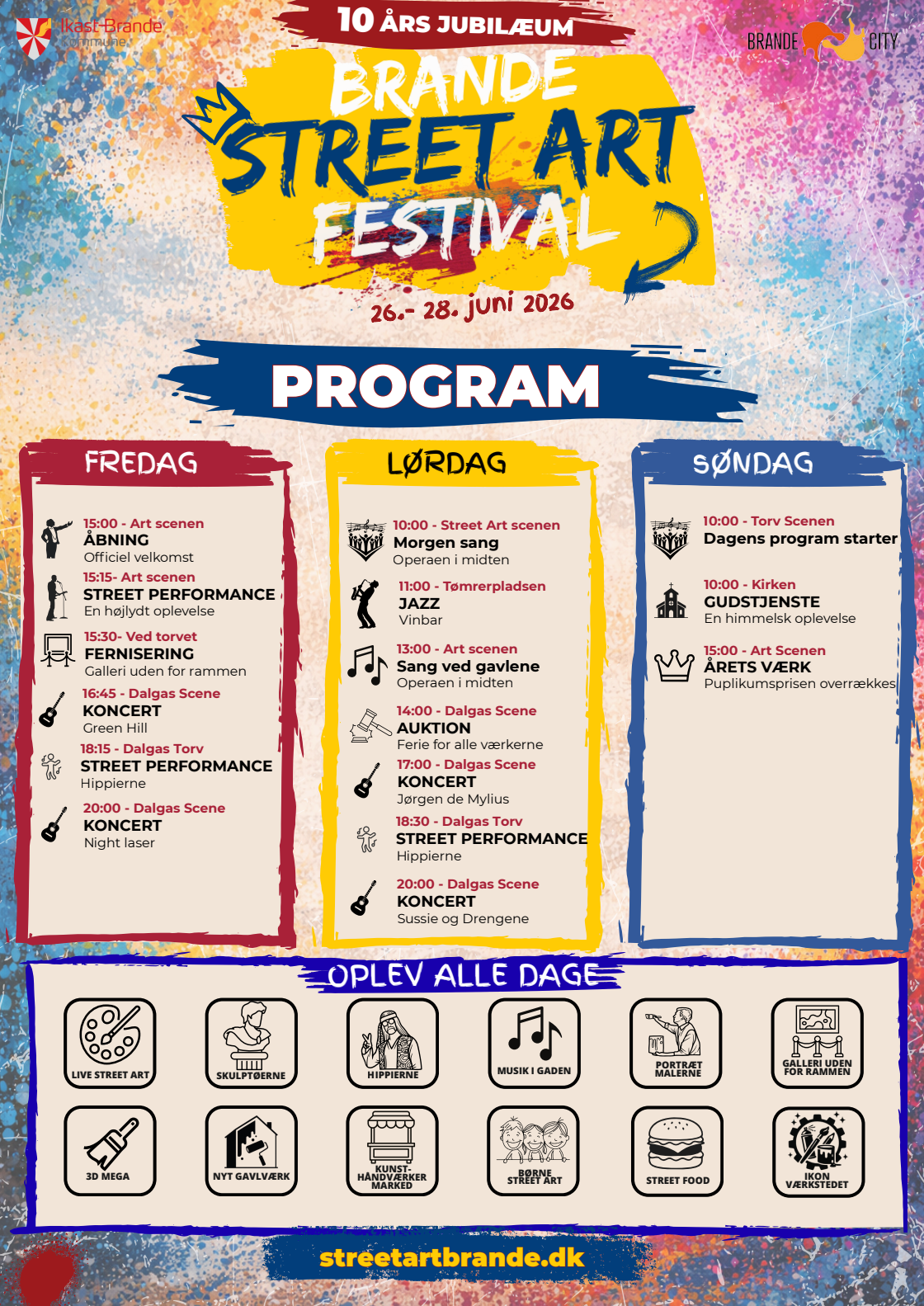 Street Art Festival Brande - Program